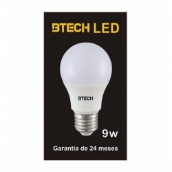 BOMBILLO 9W LED NORMAL BTECH - BBN09F27