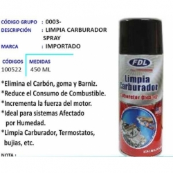 Limpia Carburador Spray Ferreteria CASAV-100522 