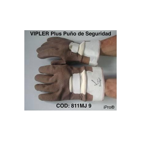 Guantes Vipler Plus marr-oacute-n pu-ntilde-ete anti corte sanitizado CE