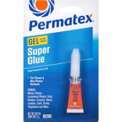 Super Pegamento en Gel Super Glue Gel Permatex Caja 12 Unid Ferreteria
